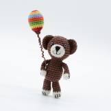 small teddy bear with balon gift