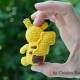 Pokemon Pikachu jucarie amigurumi crosetata, 7 cm inaltime